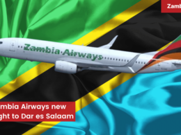 Zambia Airways flight to Dar-es-Salaam
